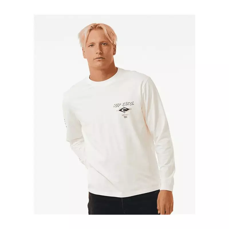 Teeshirt RIPCURL Fade Out Icon L/S Tee Bone