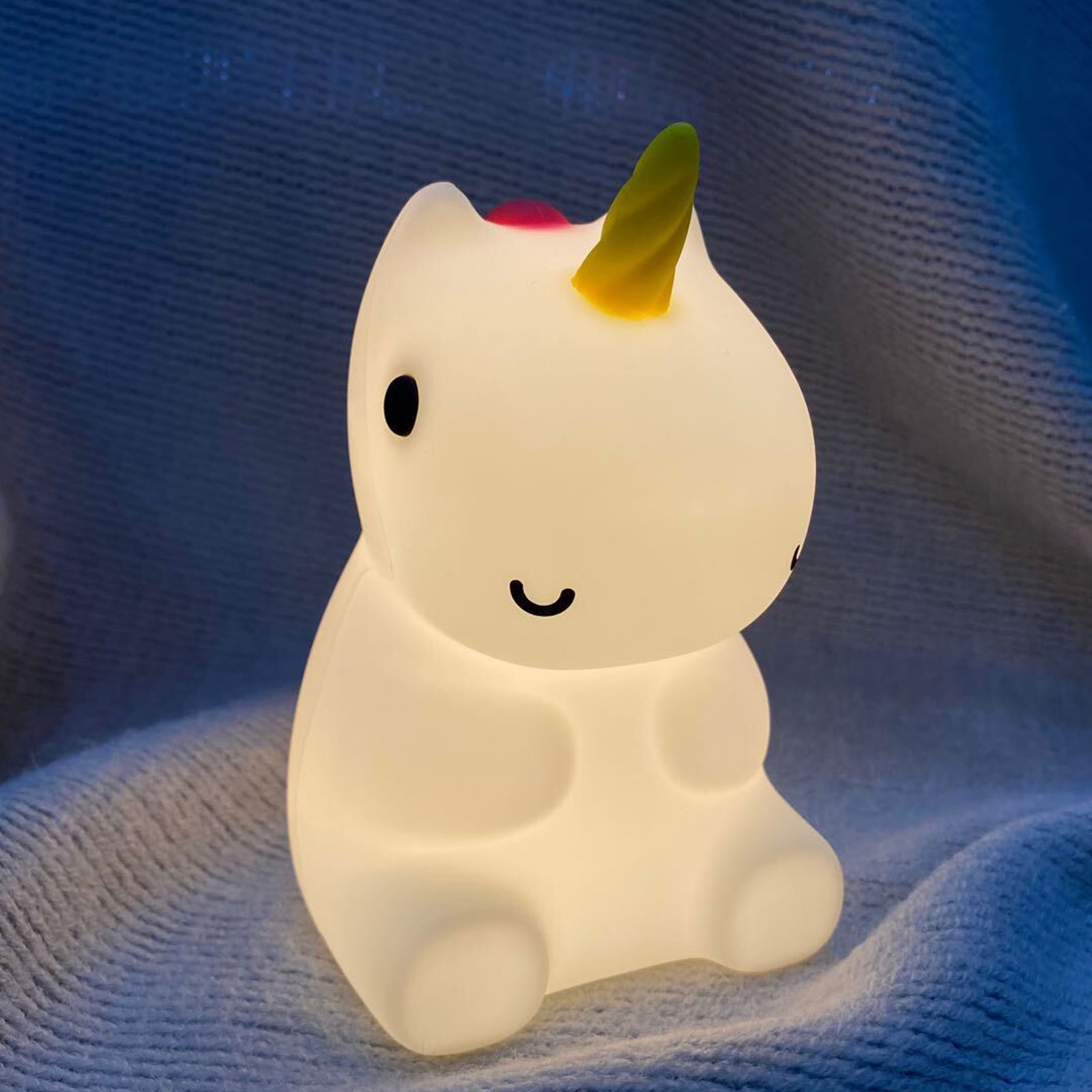 LED-Touch-Nachtlicht - weiß-pink - Einhorn - dimmbar