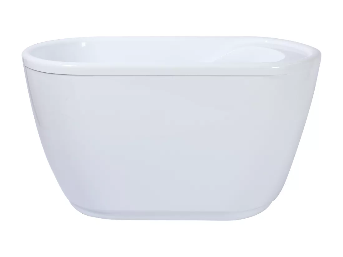 Baignoire sabot - 165 L - 120 x 75 x 65 cm - Blanche - PICCOLA