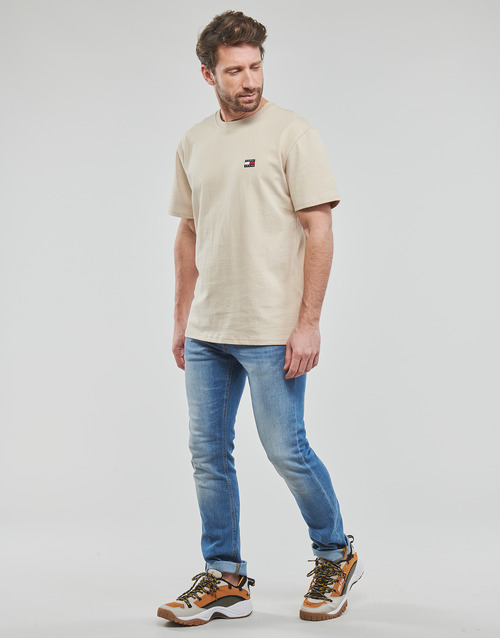 Tommy Jeans - TJM CLSC TOMMY XS BADGE TEE - Beige