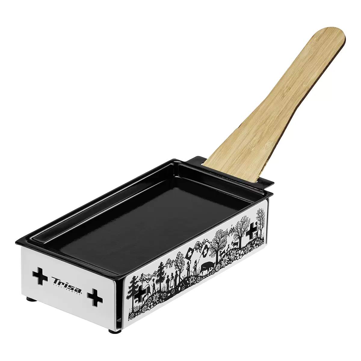 Kerzen-Raclette Trisa Kitchenette schwarz,weiss