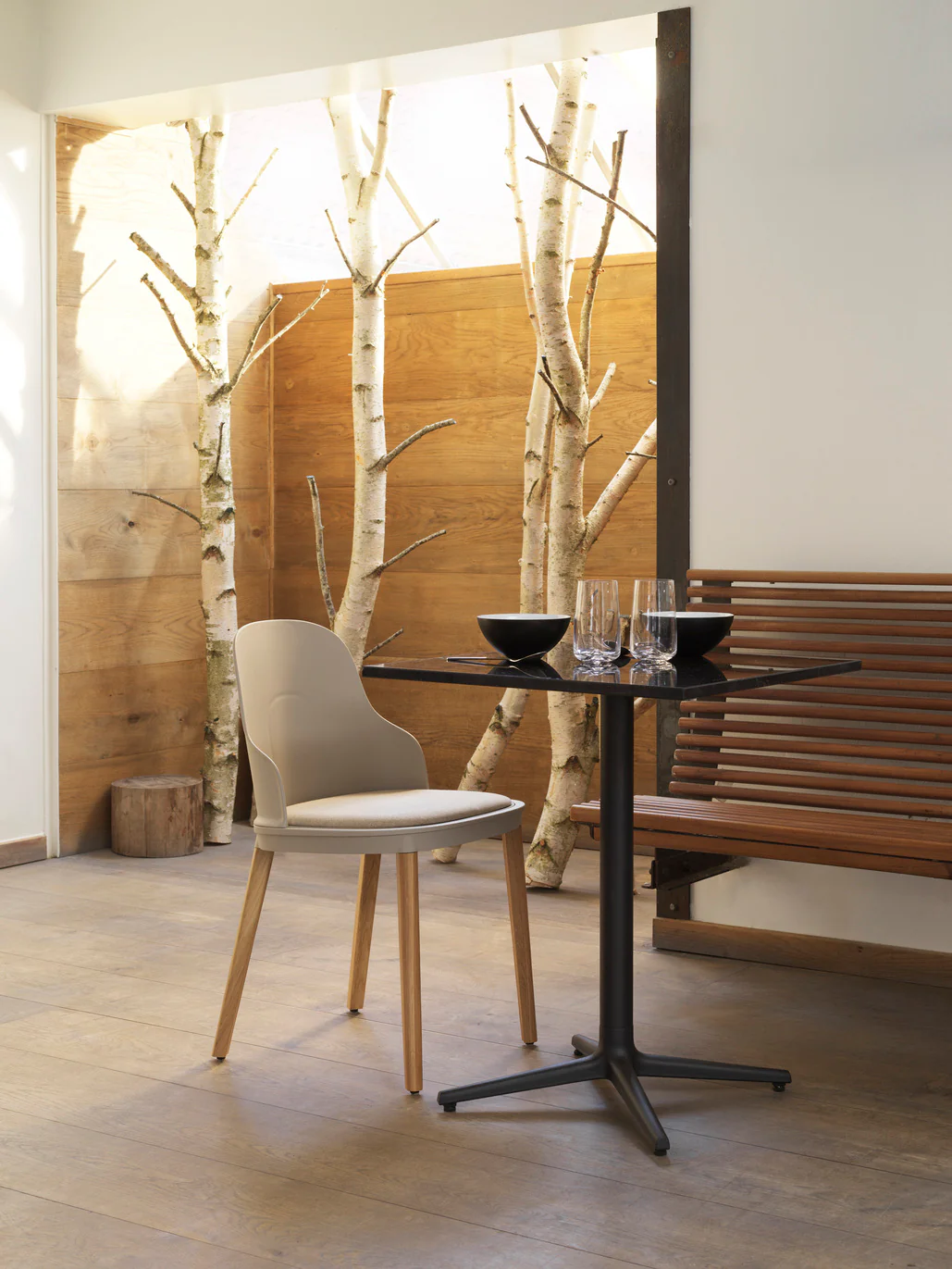 Normann Copenhagen  Allez bord 3L, sort eg - Ø60 cm