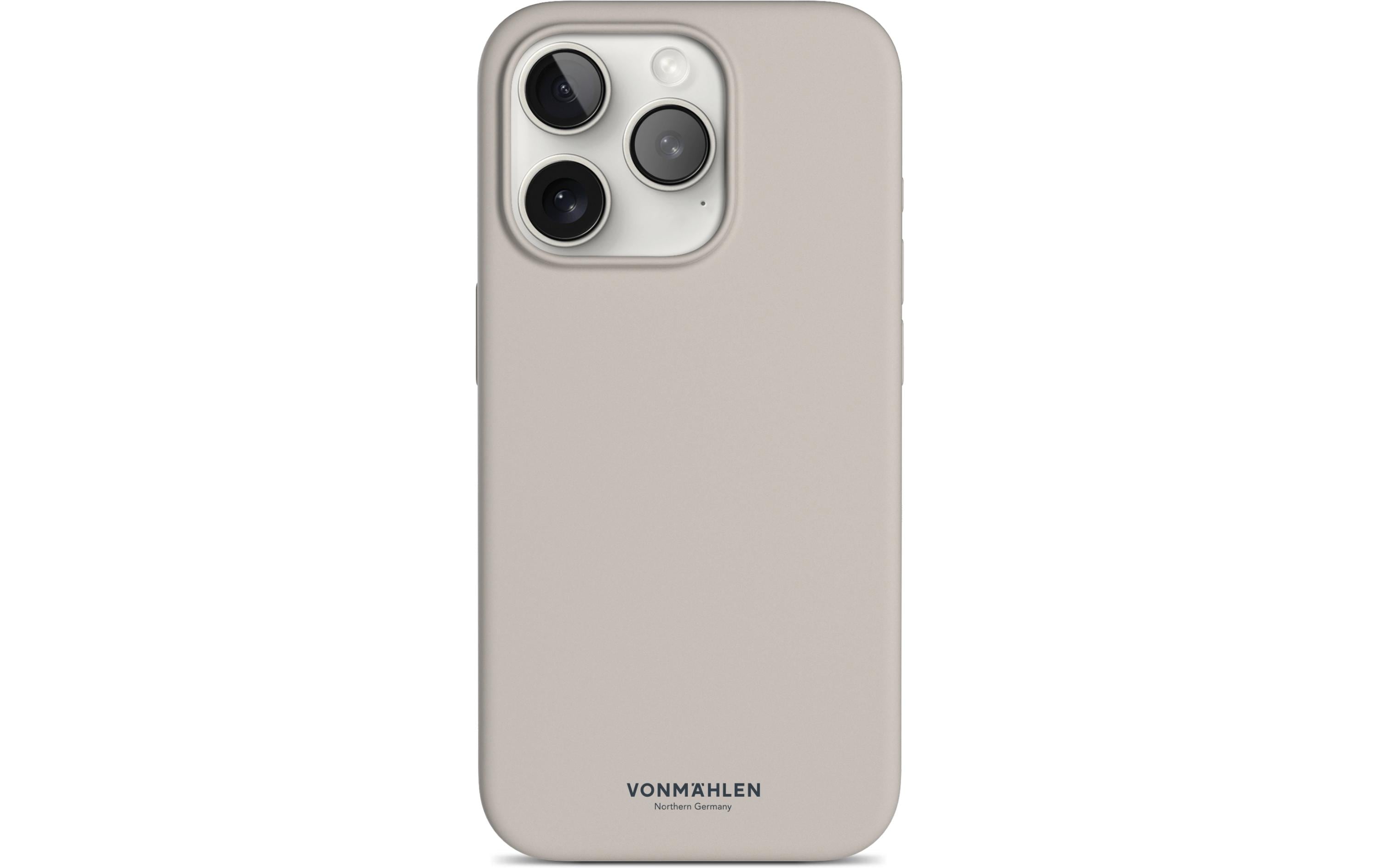 Back Cover Eco Silicone iPhone 15 Pro Max CreamSilicone Backcover für das Apple iPhone 15 Pro Max