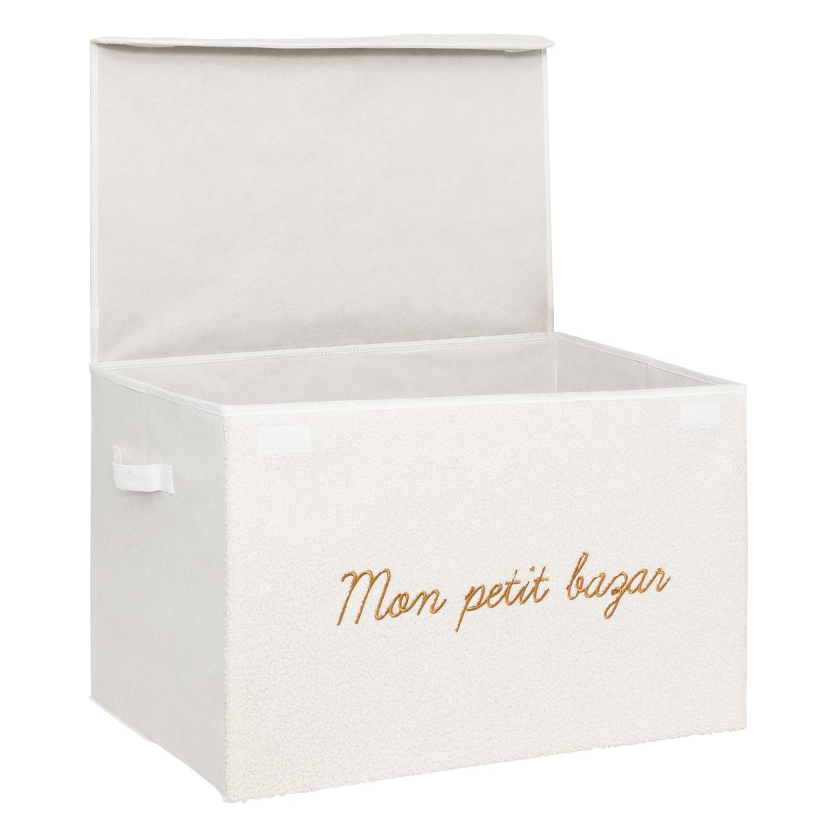 COFFRE DE RANGEMENT BOUCLETTE 36X58CM