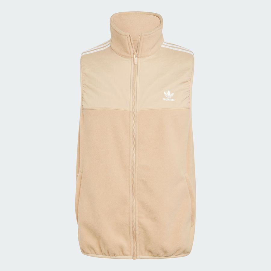 Adidas Original Veste sans manches micro-polaire Adicolor 3 bandes