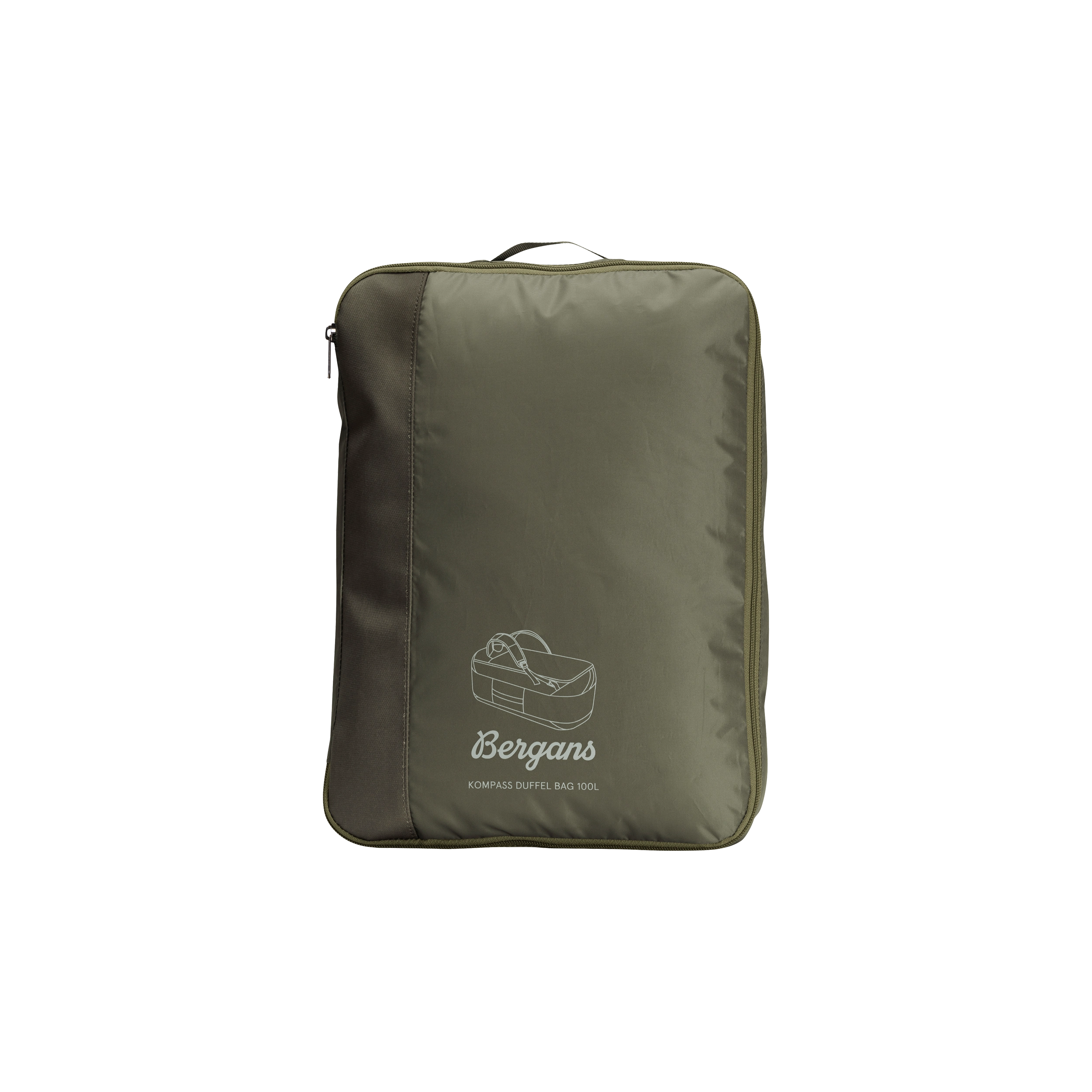 Kompass Duffel Bag 100 Dark Green Mud
