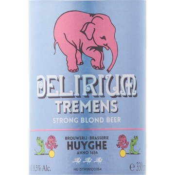 Delirium - Tremens Strong Blond Bier - Fles - 330ML