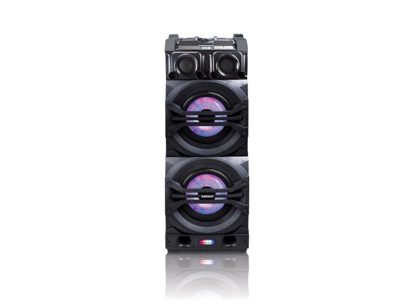 Lenco Musik-System PMX-350 Schwarz Party-Lautsprecher