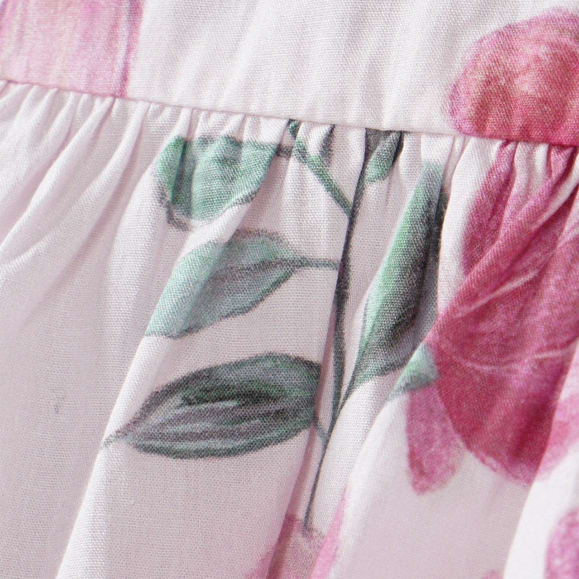 Topolino Festliches Mädchen Kleid mit Blumen-Print rosa