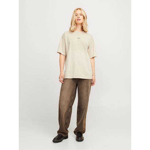JJXX Sandra Loose T-shirt, Feather Gray, L