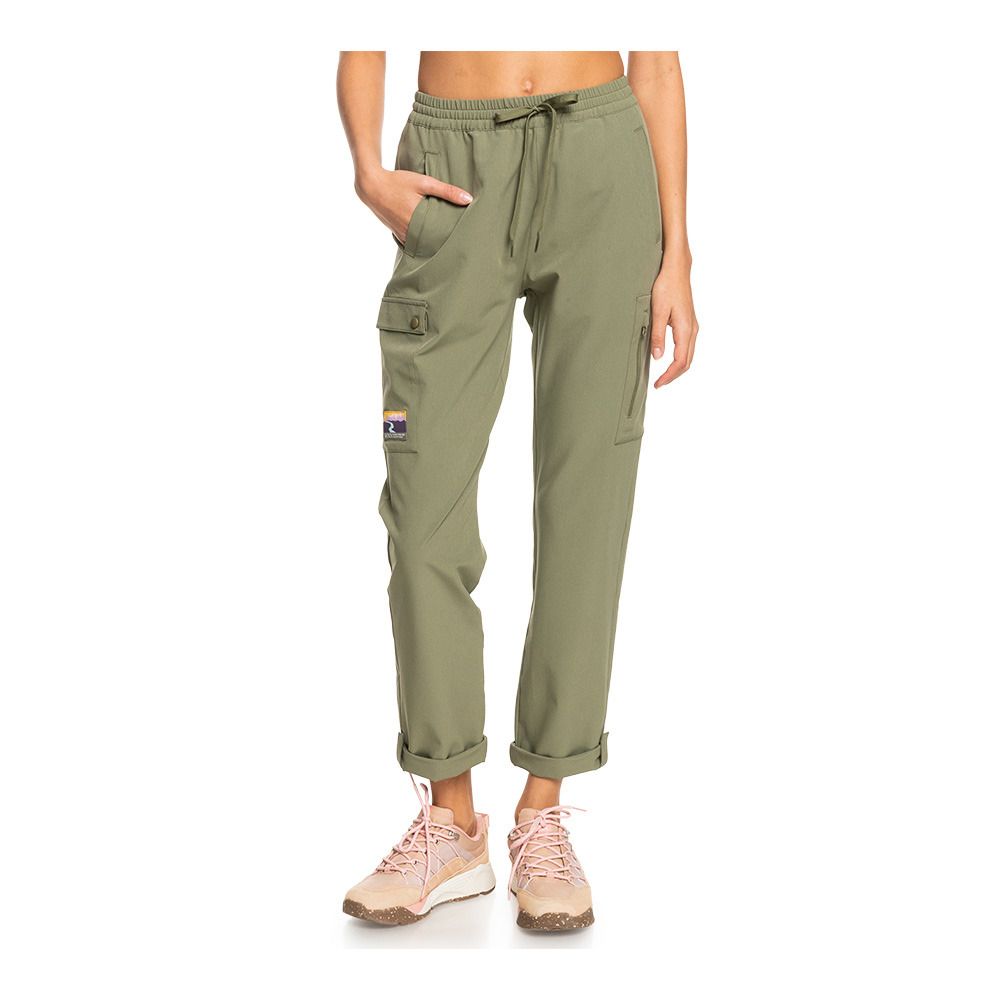Roxy READY TO HIKE - Pantalon Femme deep lichen green