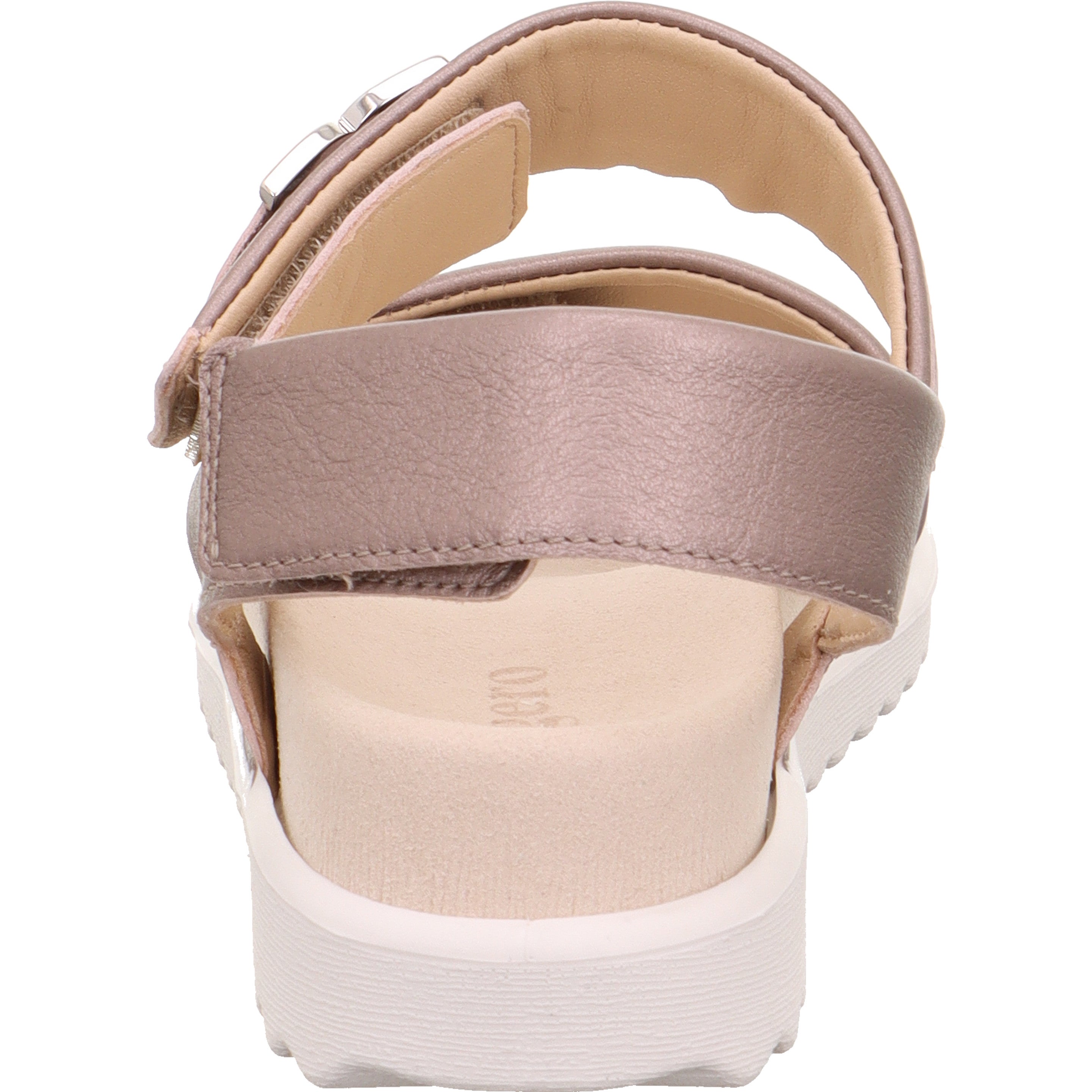 legero MOVE Damen  Sandale mit Klettverschluss - Farbe: Metallic Rose - Größe: 41