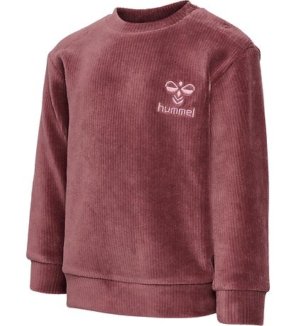 Hummel Sweatshirt - Fløjl - hmlCordy - Rose Brown