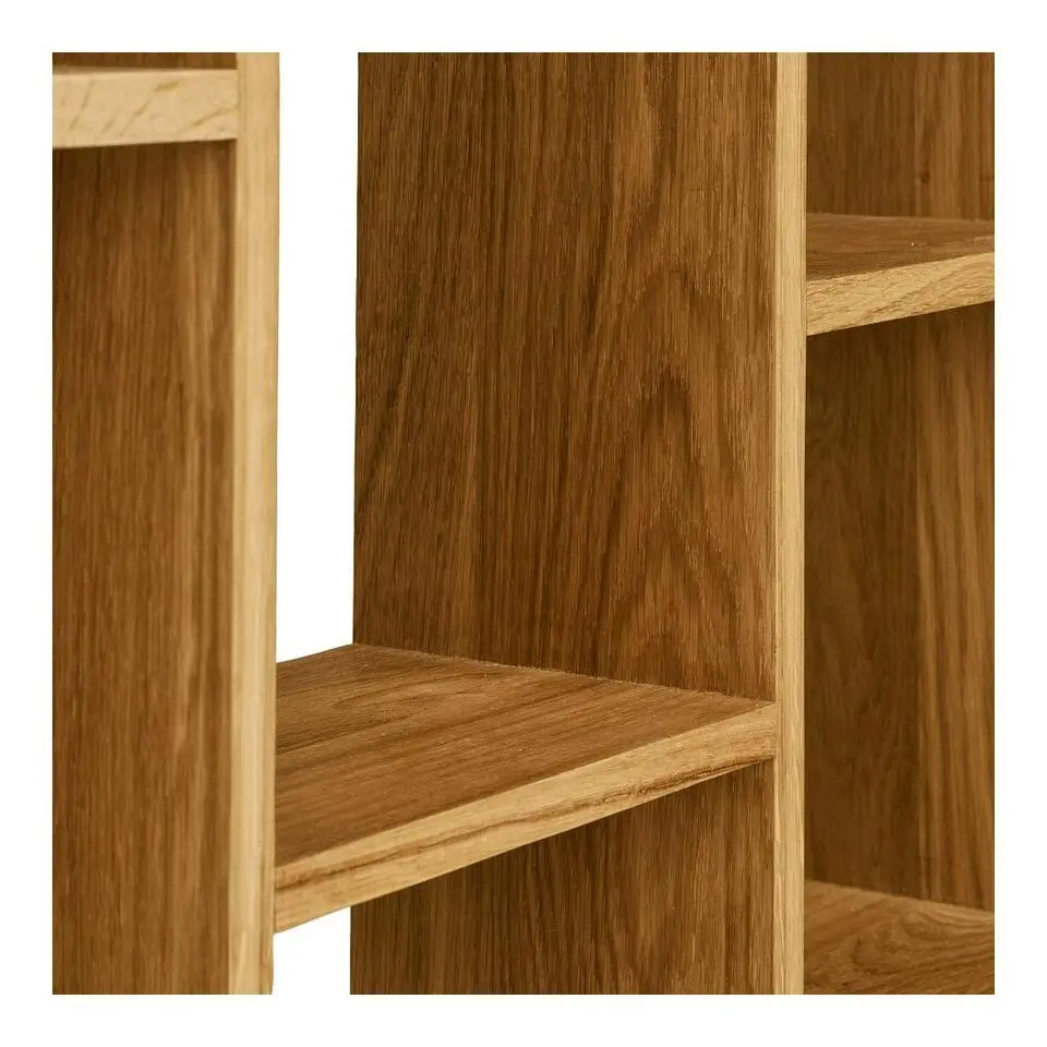 Hioshop Mina wandplank 8 planken eiken