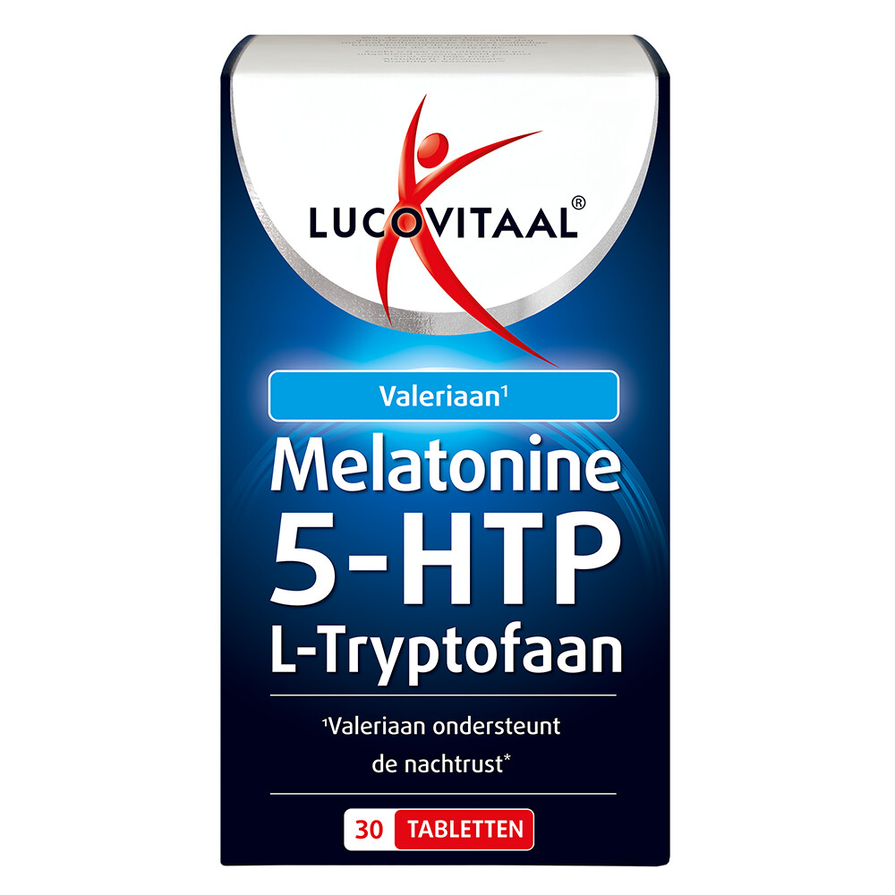 Lucovitaal Melatonine 5-HTP L-Tryptofaan30 tabletten