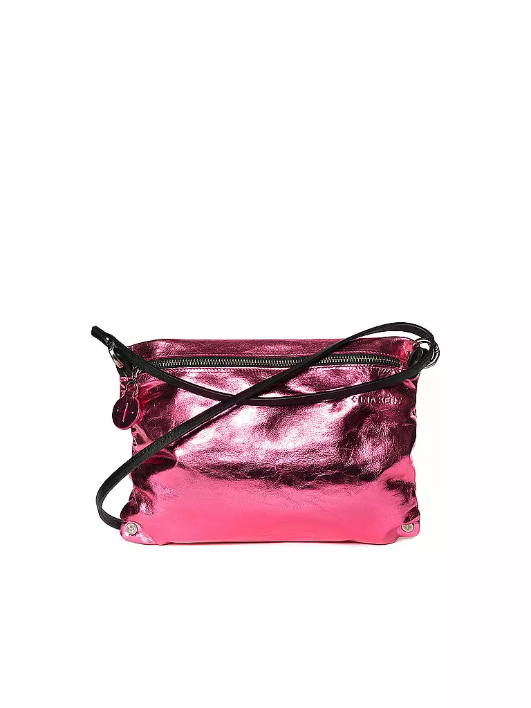 INA KENT Ledertasche - Umhängetasche MOONLIT Ed. 1 pink