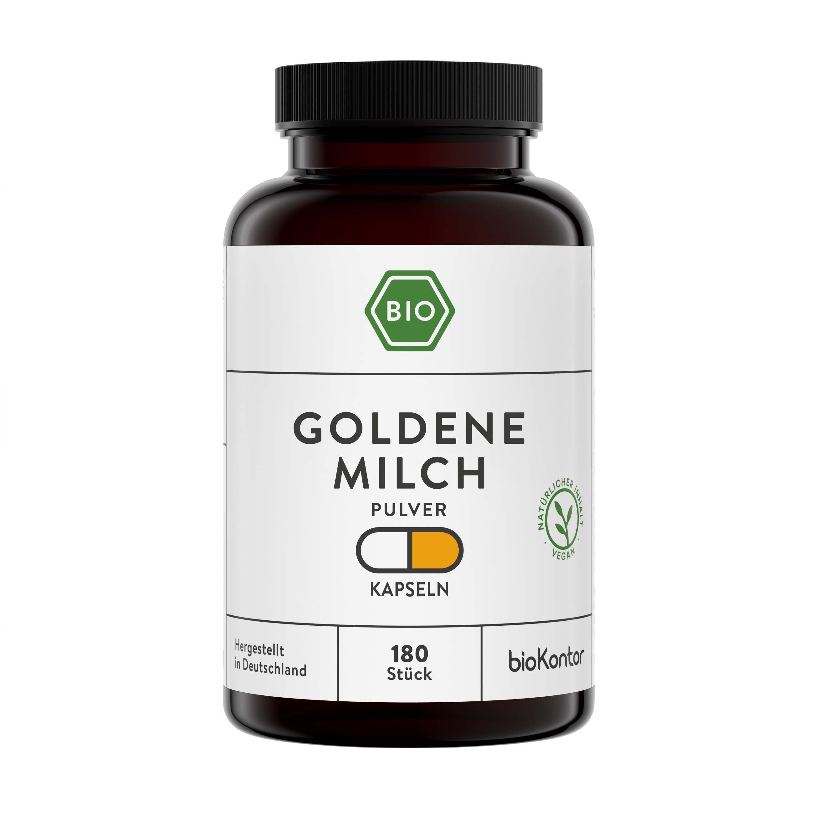bioKontor Goldene Milch Pulver Kapseln