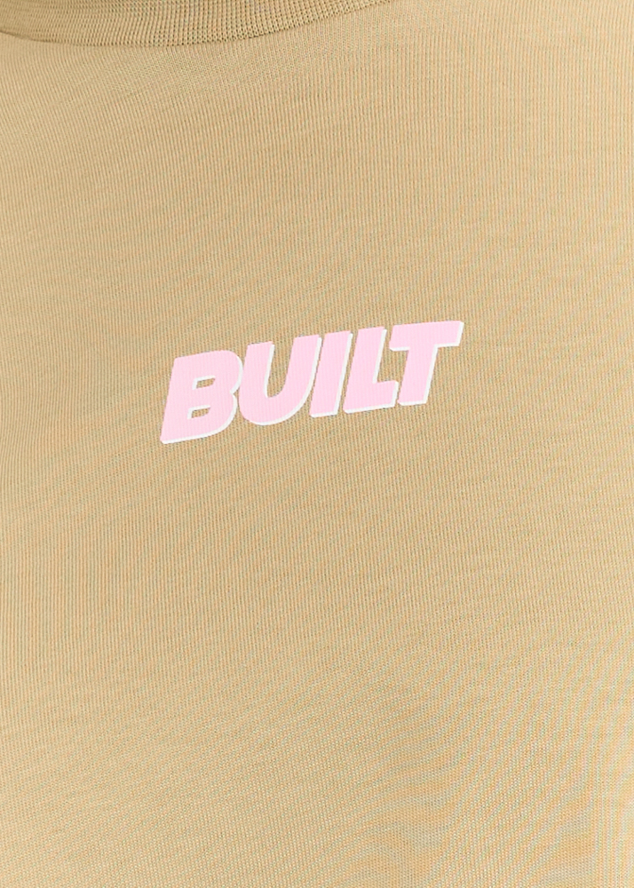 Built longsleeve t-shirt salie groen
