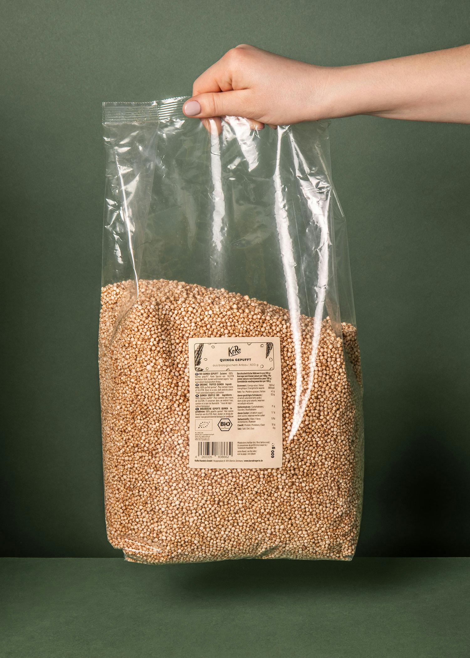Gepuffte Bio Quinoa 600 g