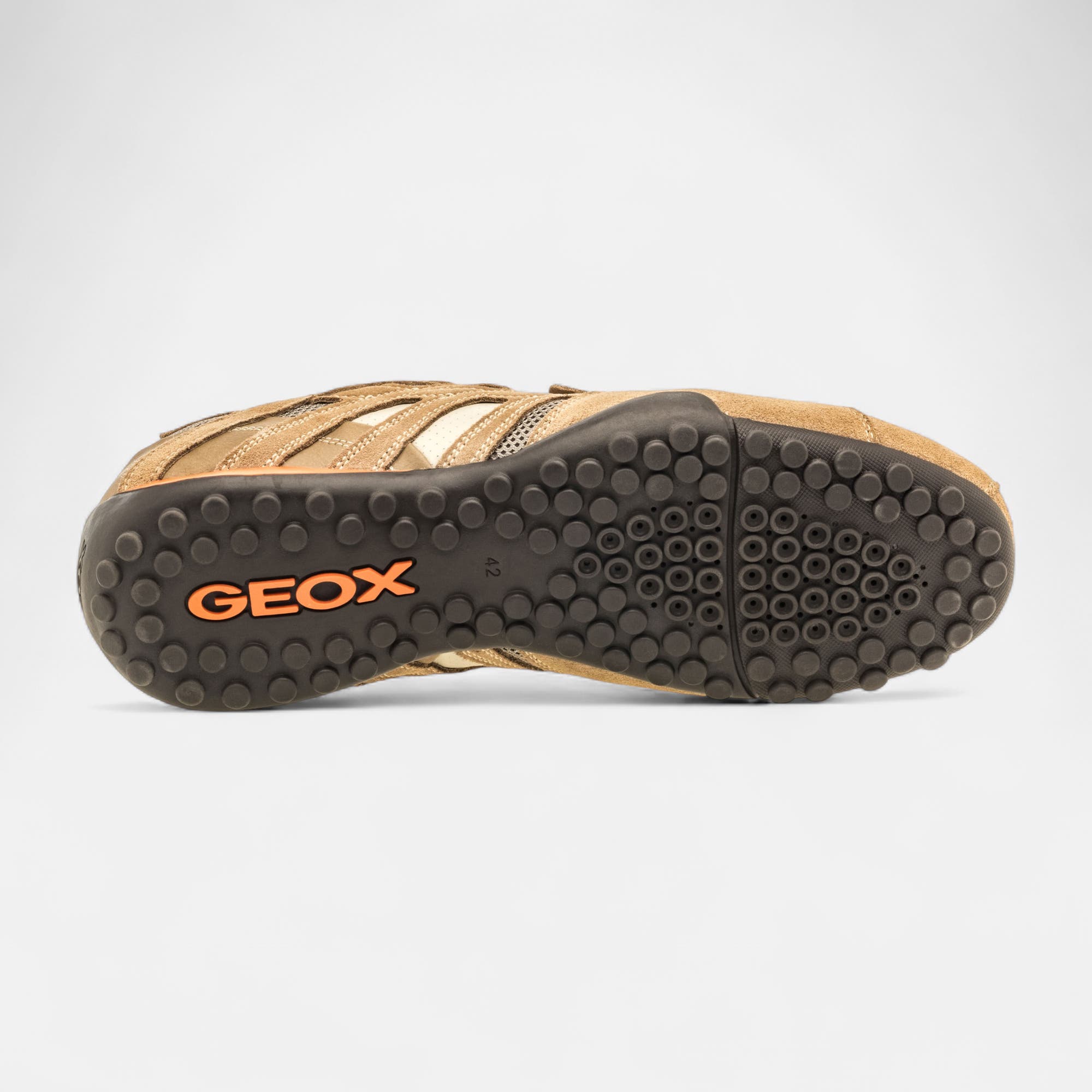 Baskets basses Homme en cuir beige