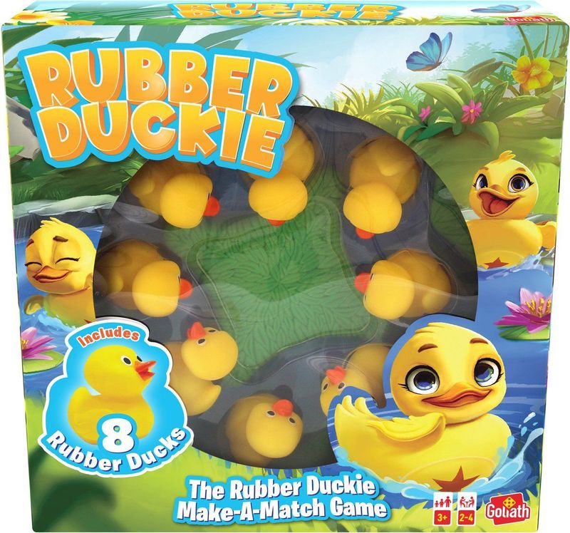Rubber Duckie - Geheugenspel - Kinderspel - Interactief - 2-4 spelers - vanaf 3 jaar
