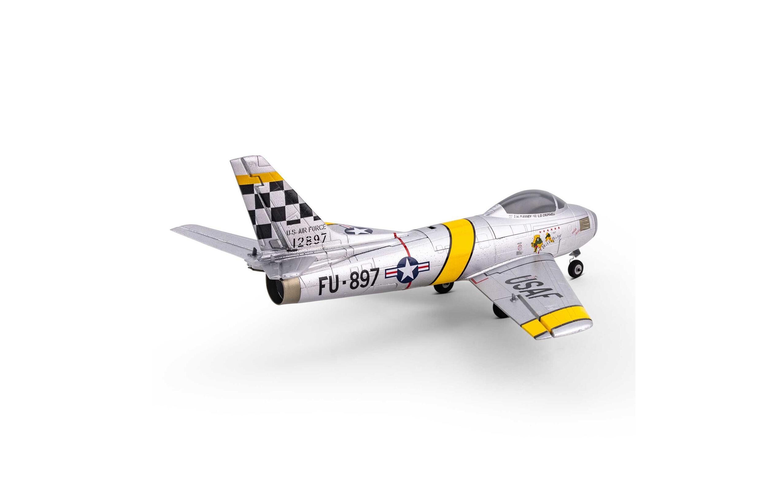 Impeller Jet UMX F-86 Sabre 30 mm EDF, 442 mm BNF Basic<br>Kleines F-86 Flugmodell mit 442 mm Spannweite und 30 mm Impeller