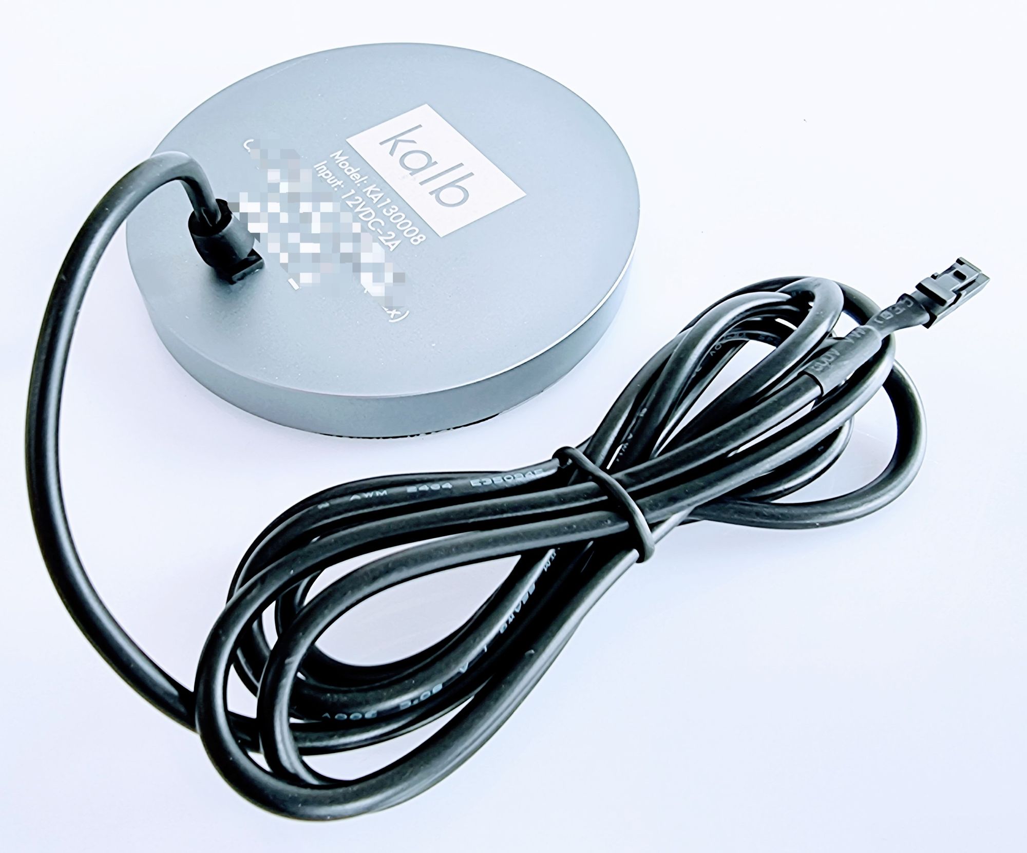 kalb | 12VDC QI Unterbau und Einbau Ladegerät grau Ladedistanz 3 - 18 mm Smart Wireless