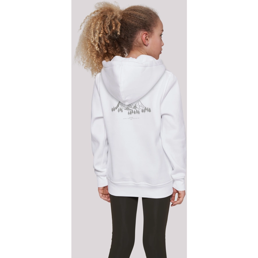 F4NT4STIC Hoodie Mountain Berge Urlaub Winter Schnee Ski weiß