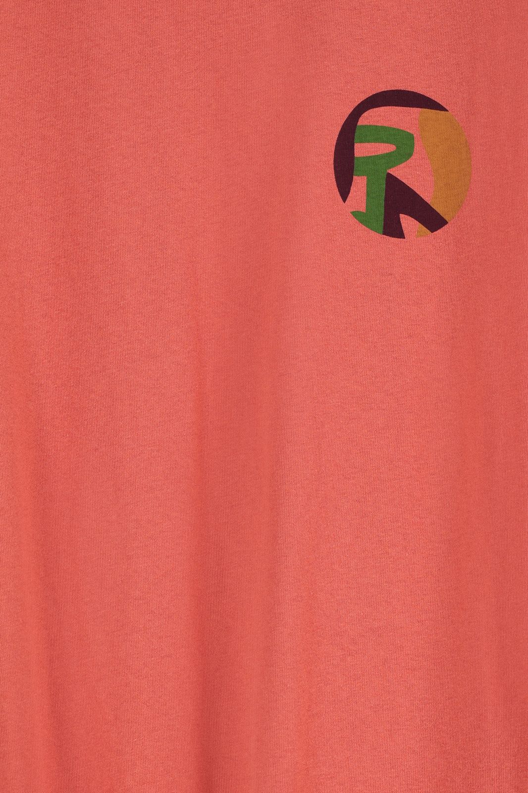 Oranje T-shirt met artwork