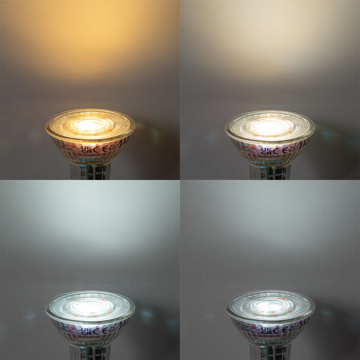 Smart GU10 50 LED lamp helder RGBW 4.5W 350 lm 2700-6000K