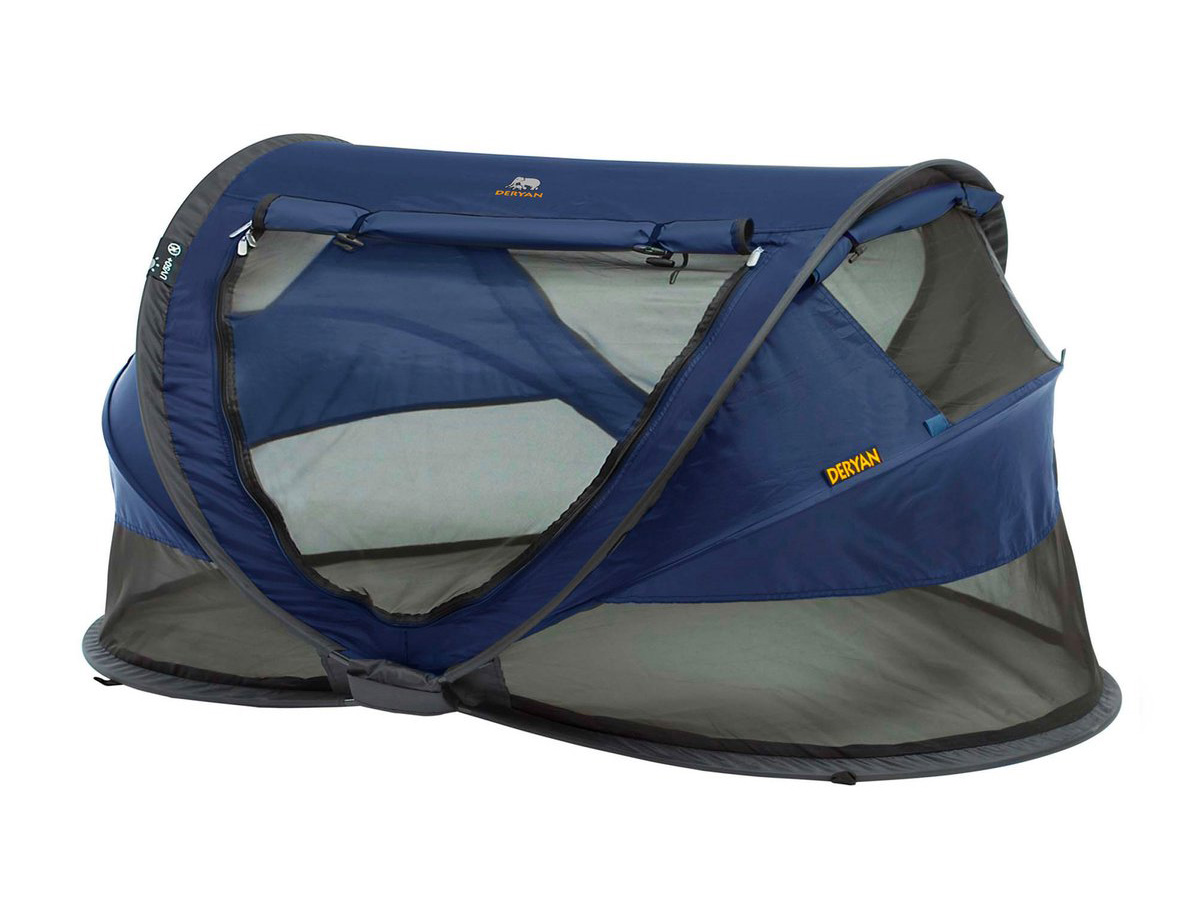 Deryan Peuter Luxe bedje met matras - Navy