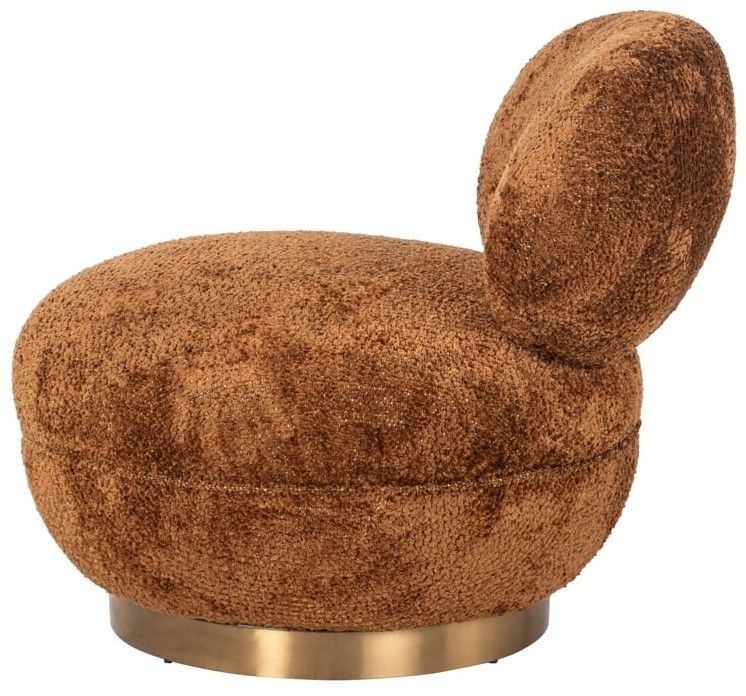 Draaifauteuil S4736 Lovely Cinnamon Jace B78 x D86 x H76 cm