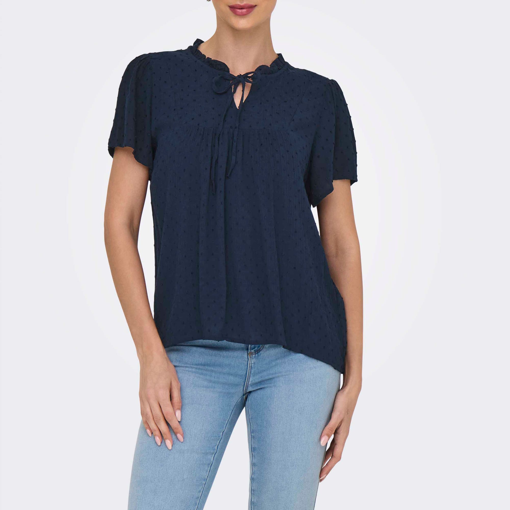 Blouse Femme bleu marine