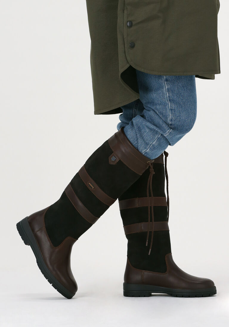 bruine dubarry hoge laarzen galway
