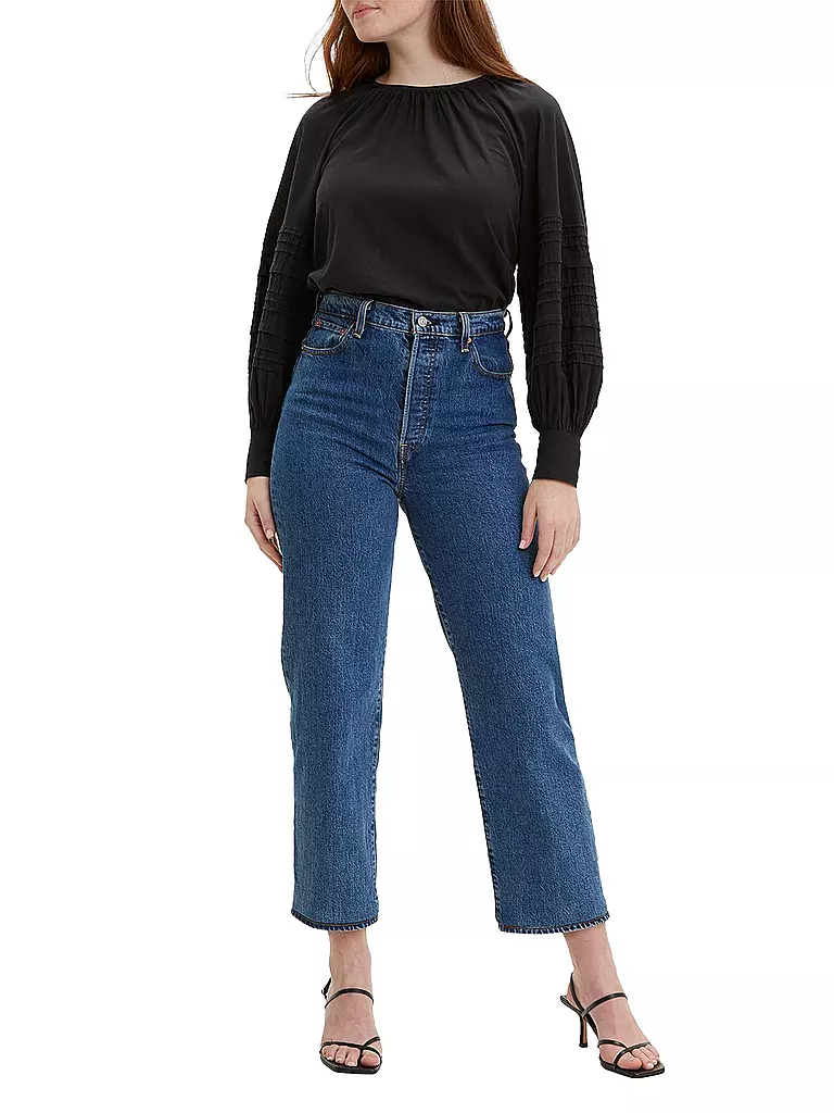 LEVI'S® Jeans Ribcage Straight Fit 7/8 blau