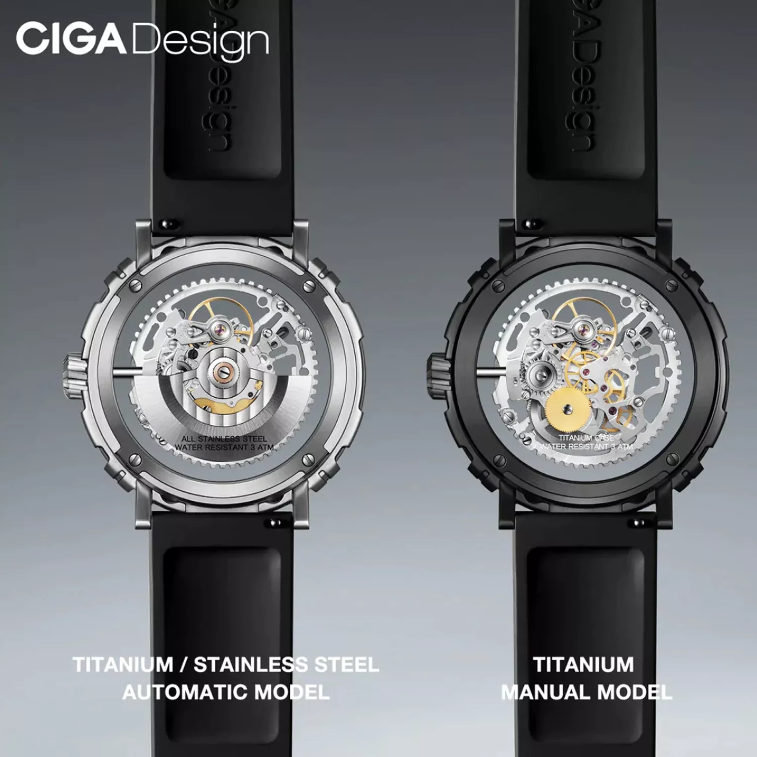 Ciga Design M Series Magician Manual Movement 3-in-1 M051-BB01-W6B