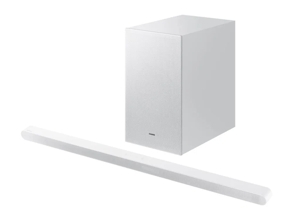 Samsung HW-S701D - S series - lydbarsystem - til hjemmebiograf - 3.1.kanal - trådløs - Bluetooth, Wi-Fi - hvid