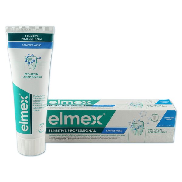 elmex® SENSITIVE PROFESSIONAL sanftes Weiß Zahnpasta (75 ml)