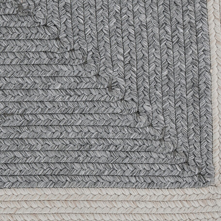 Jute Vloerkleed Braids - Grijs/Creme
