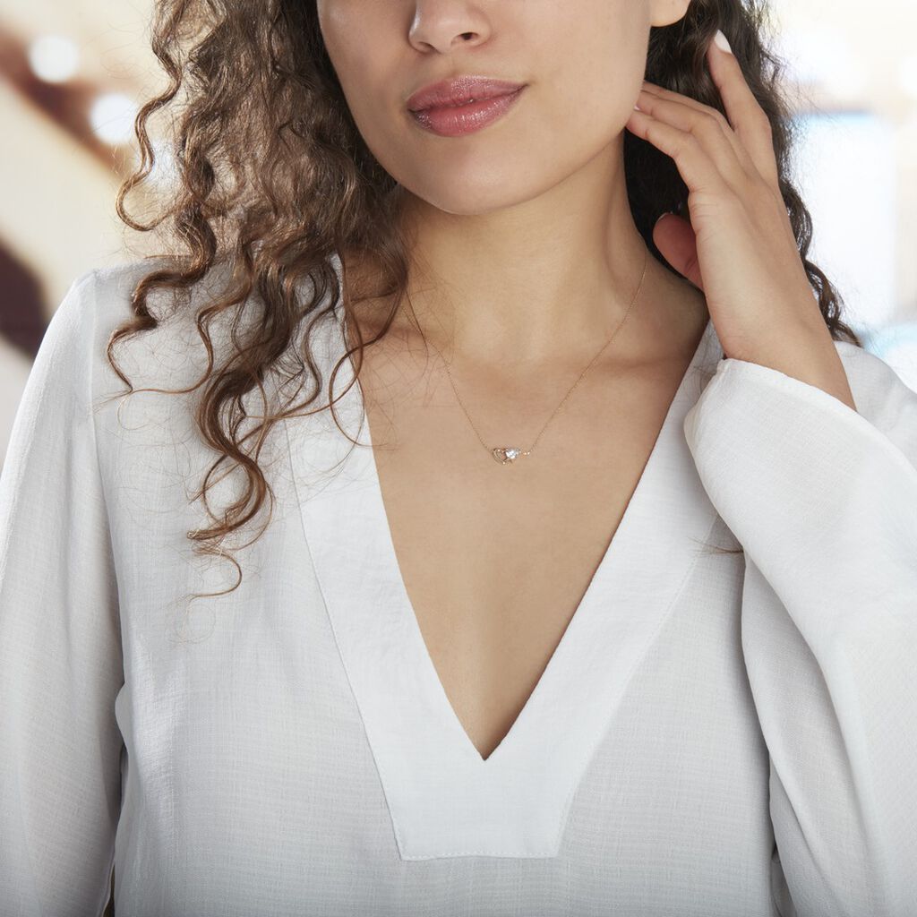 Collier Charlelie Or Jaune Oxyde