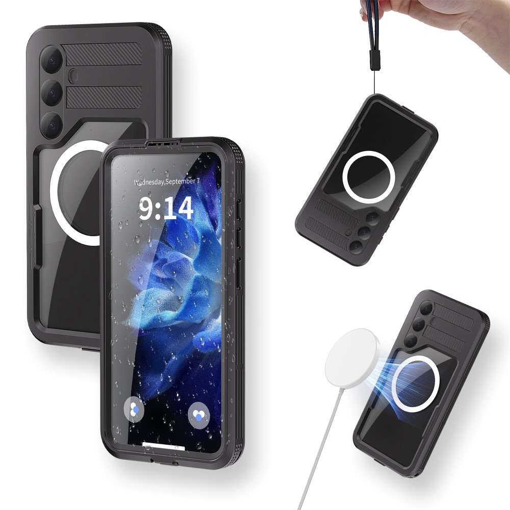 Samsung Galaxy S25 Wasserfeste Outdoor Schutz Hülle (IP68) - Schwarz