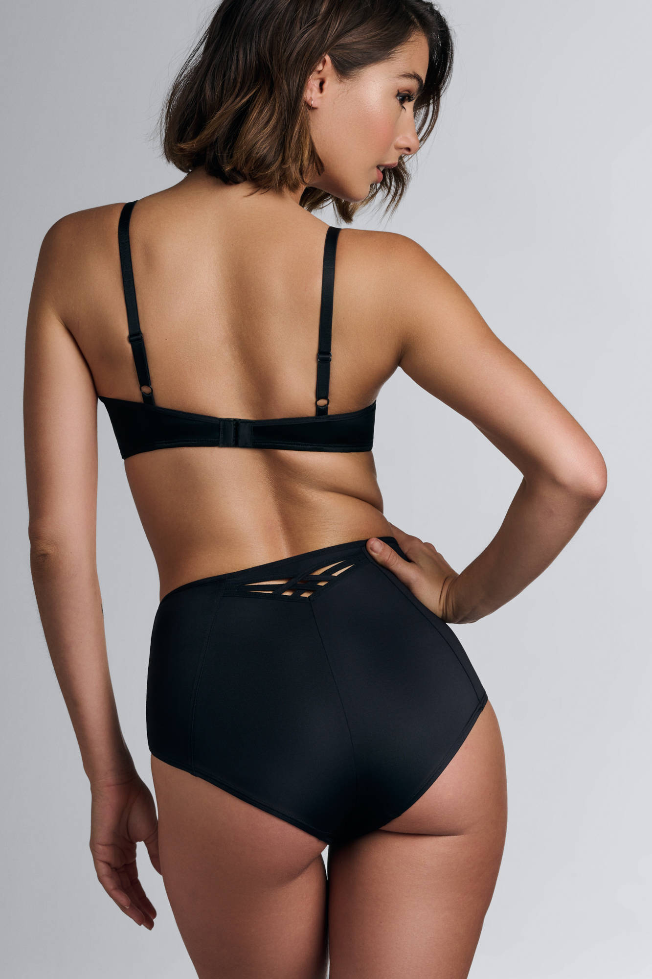marlies dekkers high waist slip Space Odyssey zwart