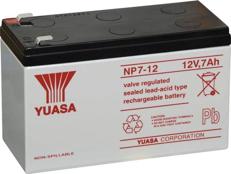 Yuasa Np7 12L Accu 12V 7Ah 151X65X