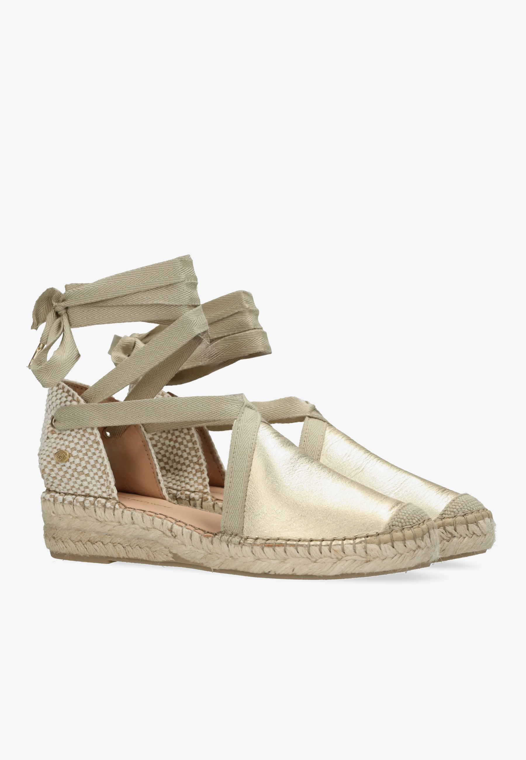 ROMI LUZ Espadrille metallic Light Gold
