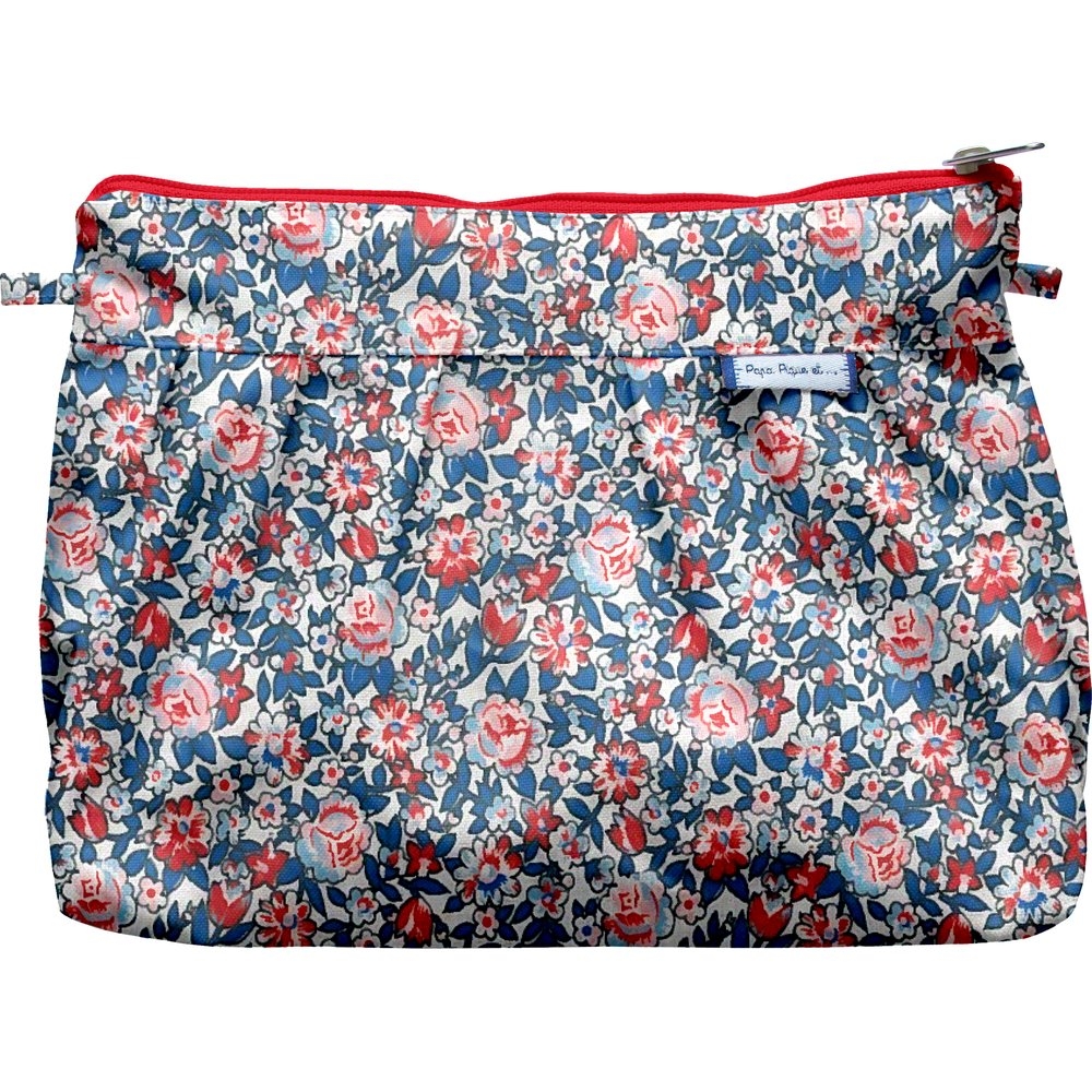 Pochette Plissée London Fleuri
