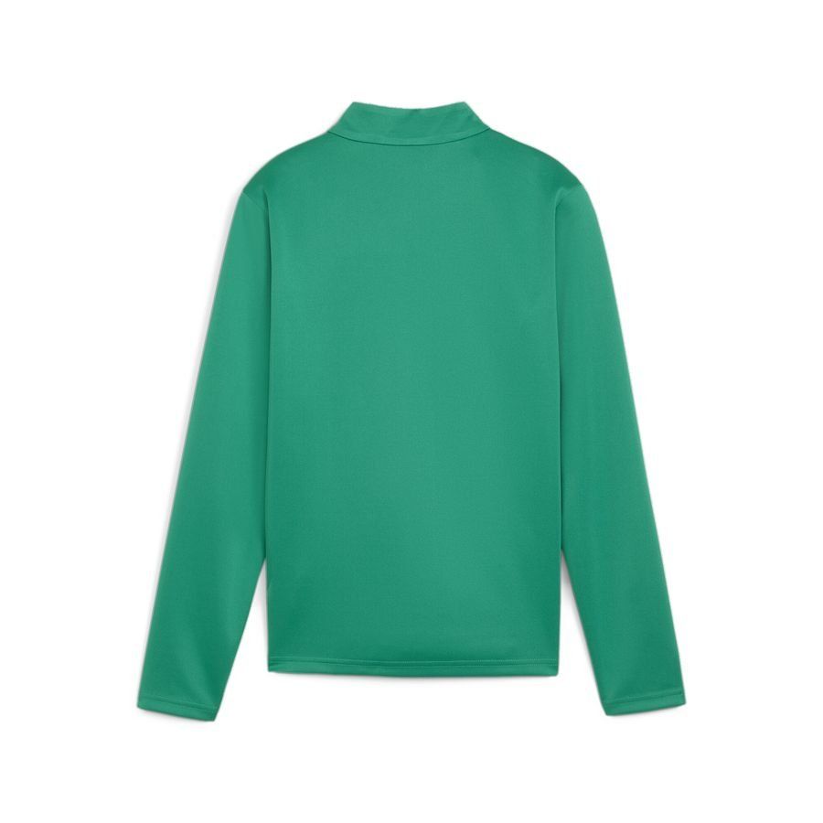 PUMA Maillot d'Entraînement teamGOAL Fermeture Éclair 1/4 - Vert/Blanc Enfant
