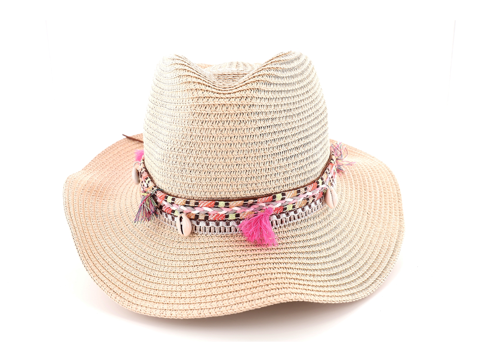 E brand-CHAPEAU 30-RJ-232022 Synthétique Blanc Rose