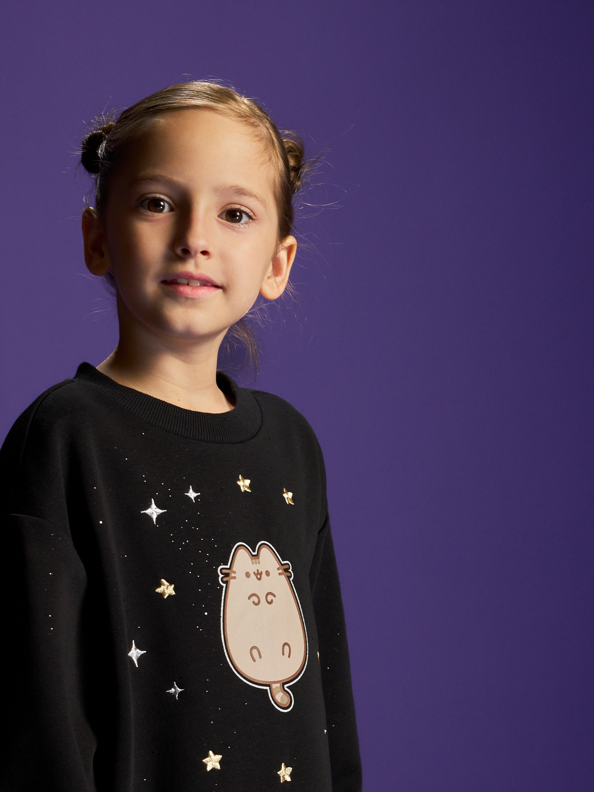 Jerseykleid Pusheen mit Applikation