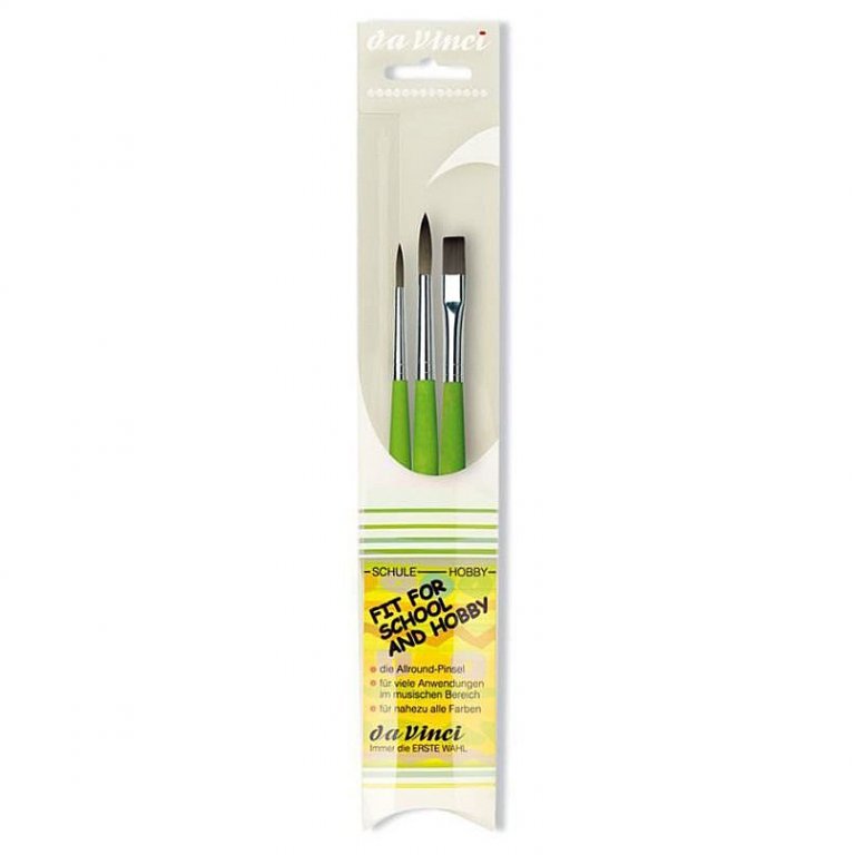 Da Vinci Pinsel Fit For School+Hobby, Set (4209)