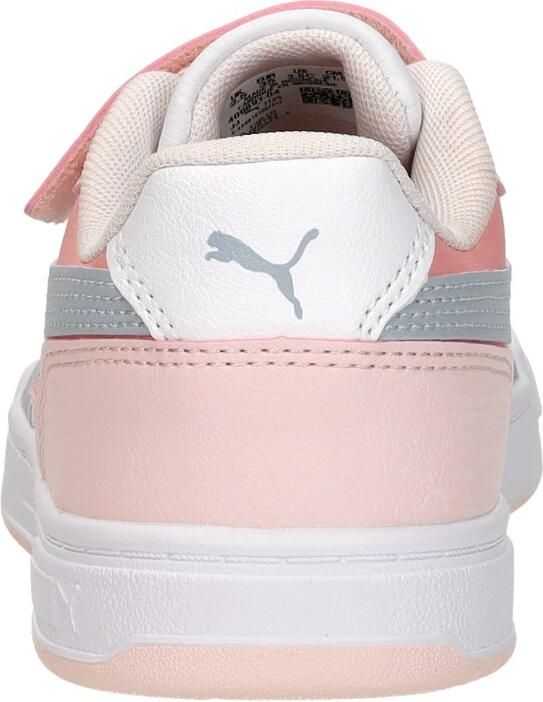 Puma Caven III Block mesh sneakers lichtroze lichtblauw wit